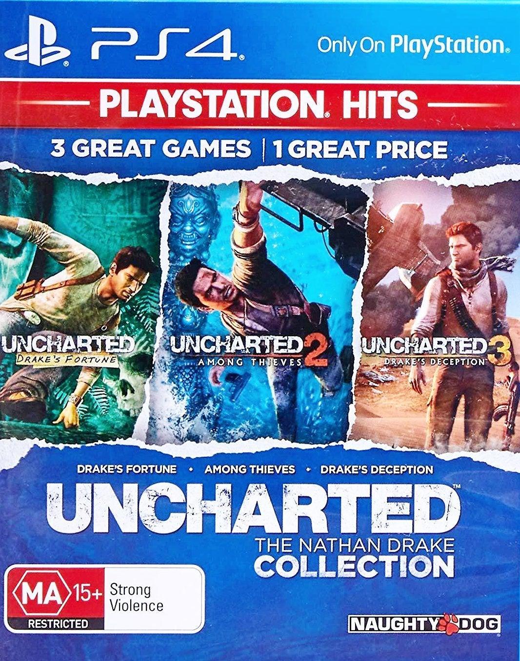 Uncharted The GD – 4 /Playstation PS4 Nathan Collection Games / Drake