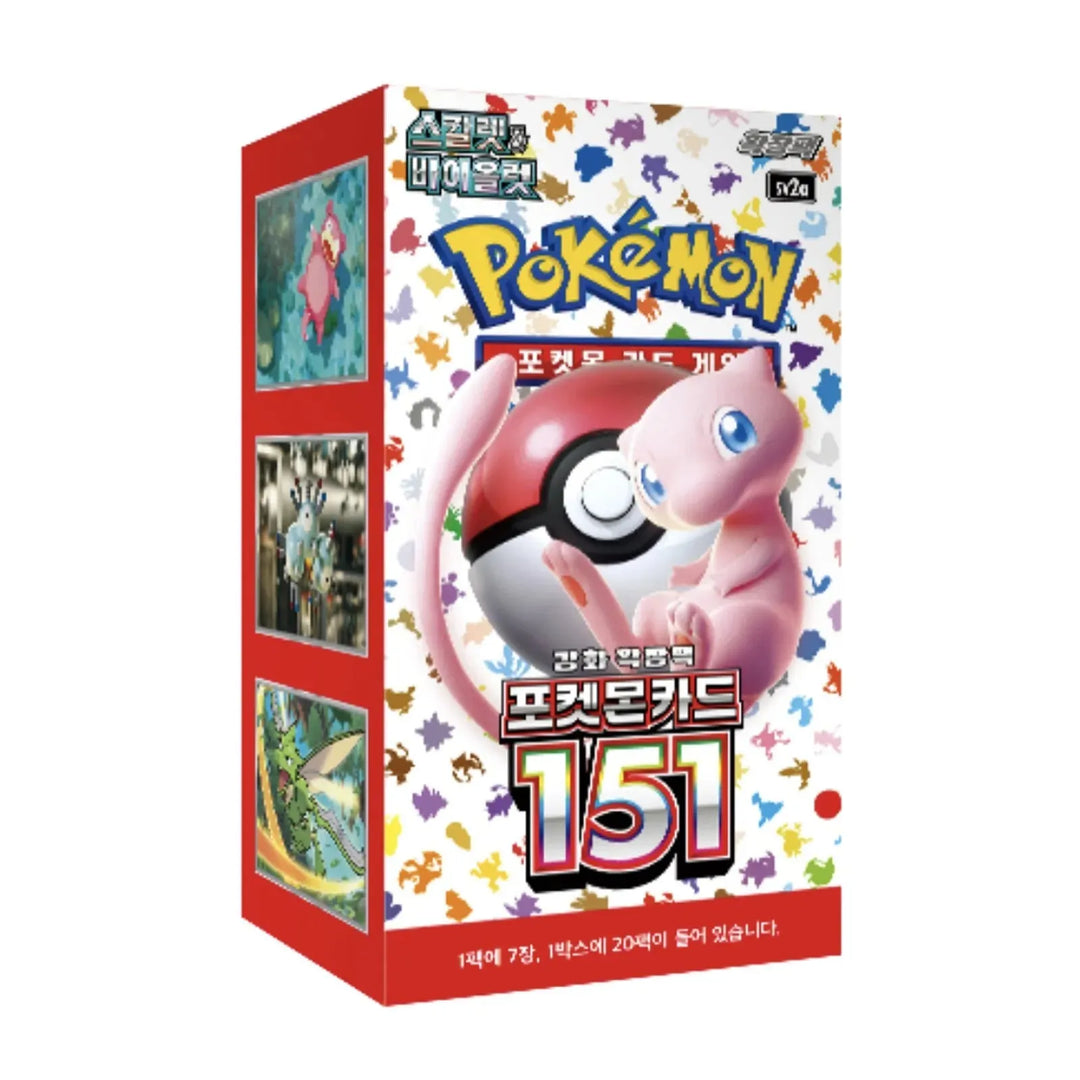 Pokemon 151 Booster Box - Korean Pokemon TCG - GD Games 