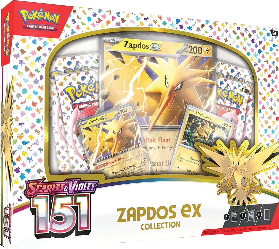 Scarlet & Violet: 151 Zapdos ex Collection - Pokemon TCG - GD Games 