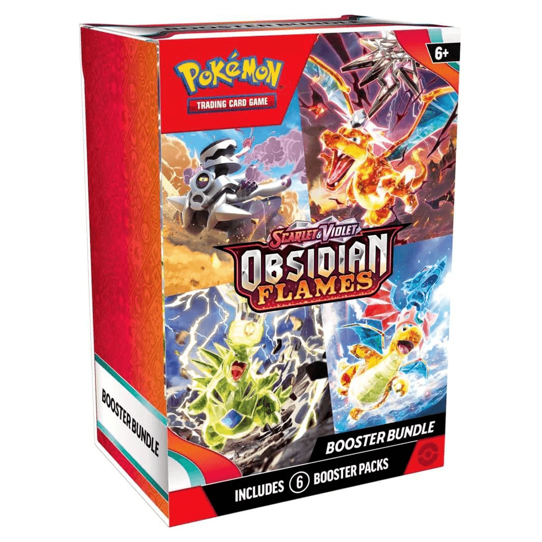 Scarlet & Violet 3 Obsidian Flame Booster Bundle - Pokemon TCG - GD Games 