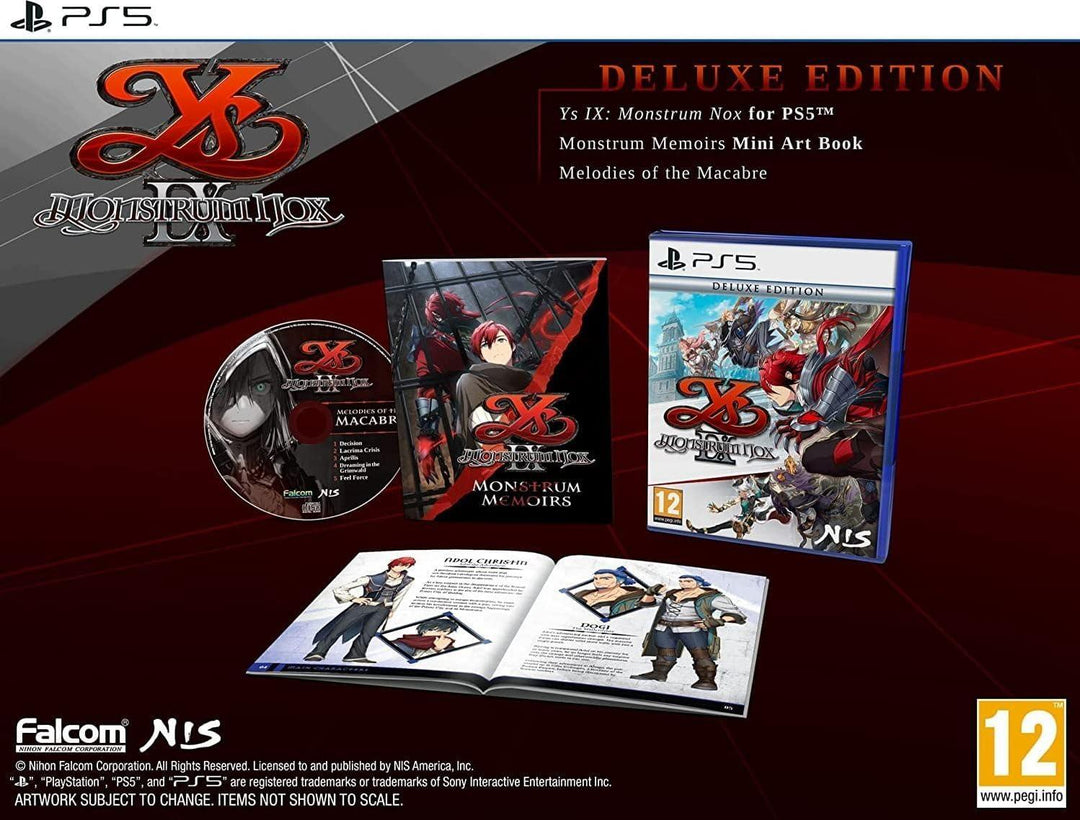 YS IX: Monstrum Nox Deluxe Edition / PS5 / Playstation 5 - GD Games 